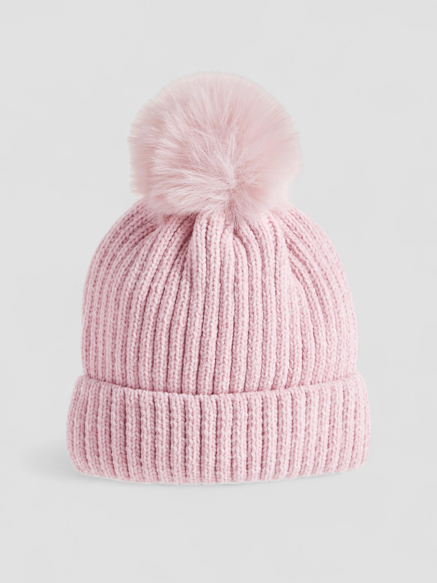 Winter Beanie with Pom Pom Design