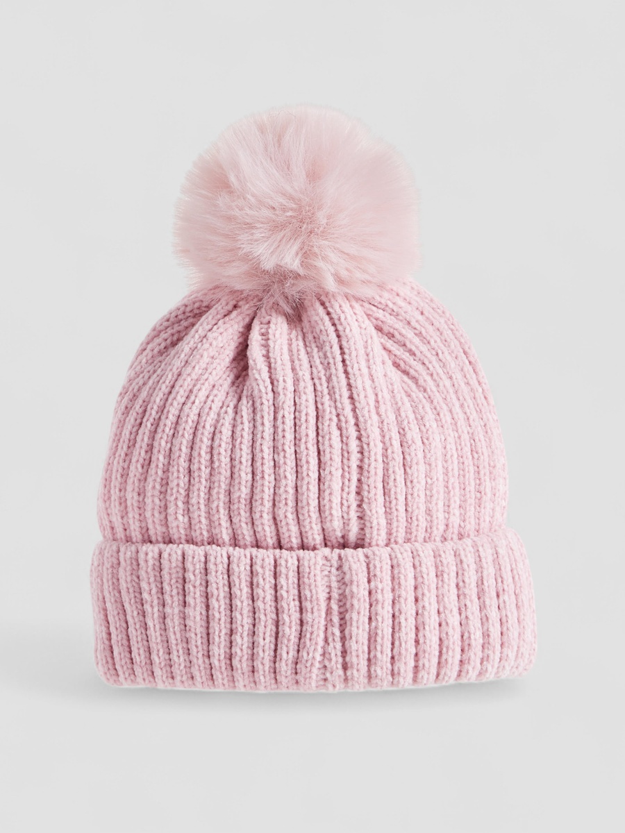 Winter Beanie with Pom Pom Design