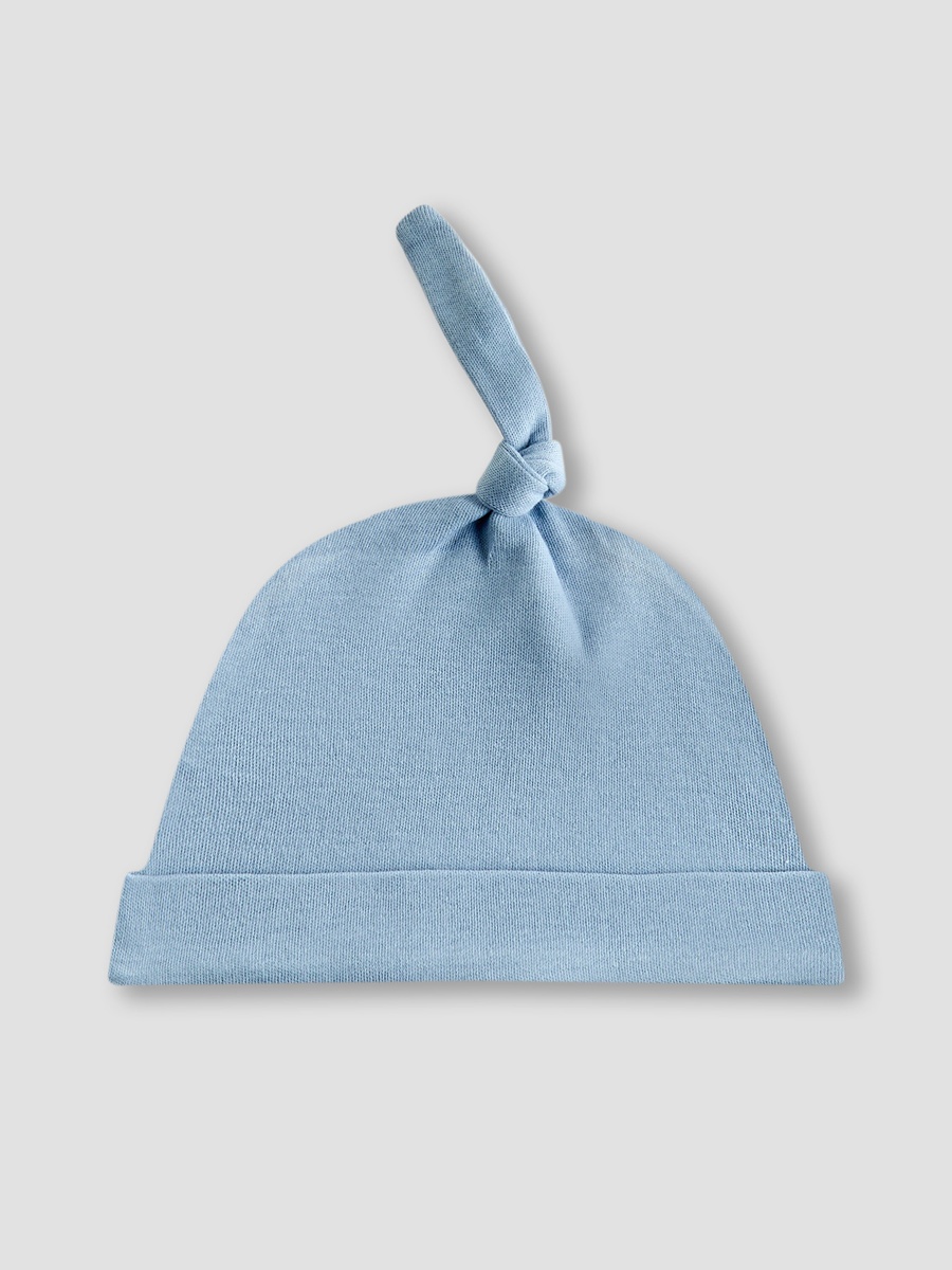 Cap with Knot Detail - Cotton - Set of 5