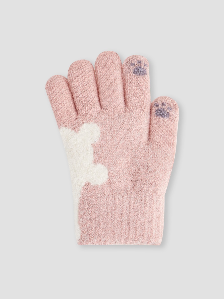 Winter Gloves with Bear Print