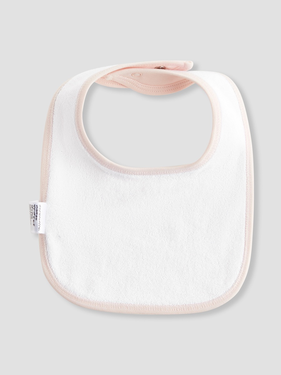 Cotton Bib with Snap Button Closure - Set of 5