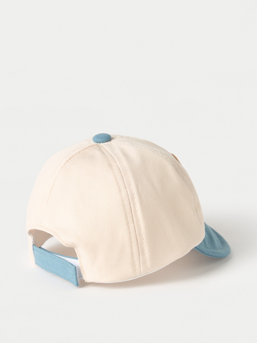 Embroidered Cap with Hook and Loop Closure