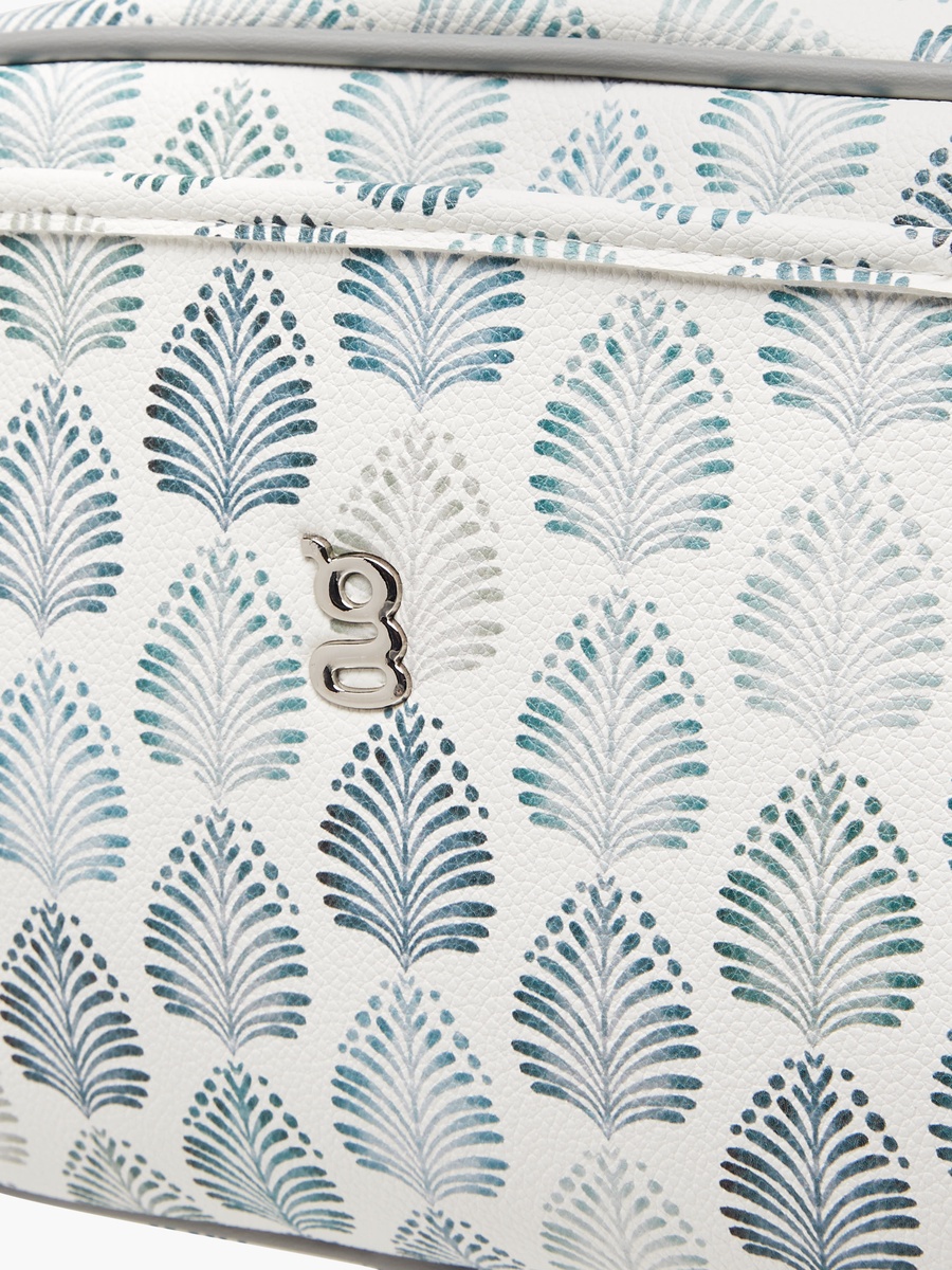 Printed Diaper Bag with Zip Closure