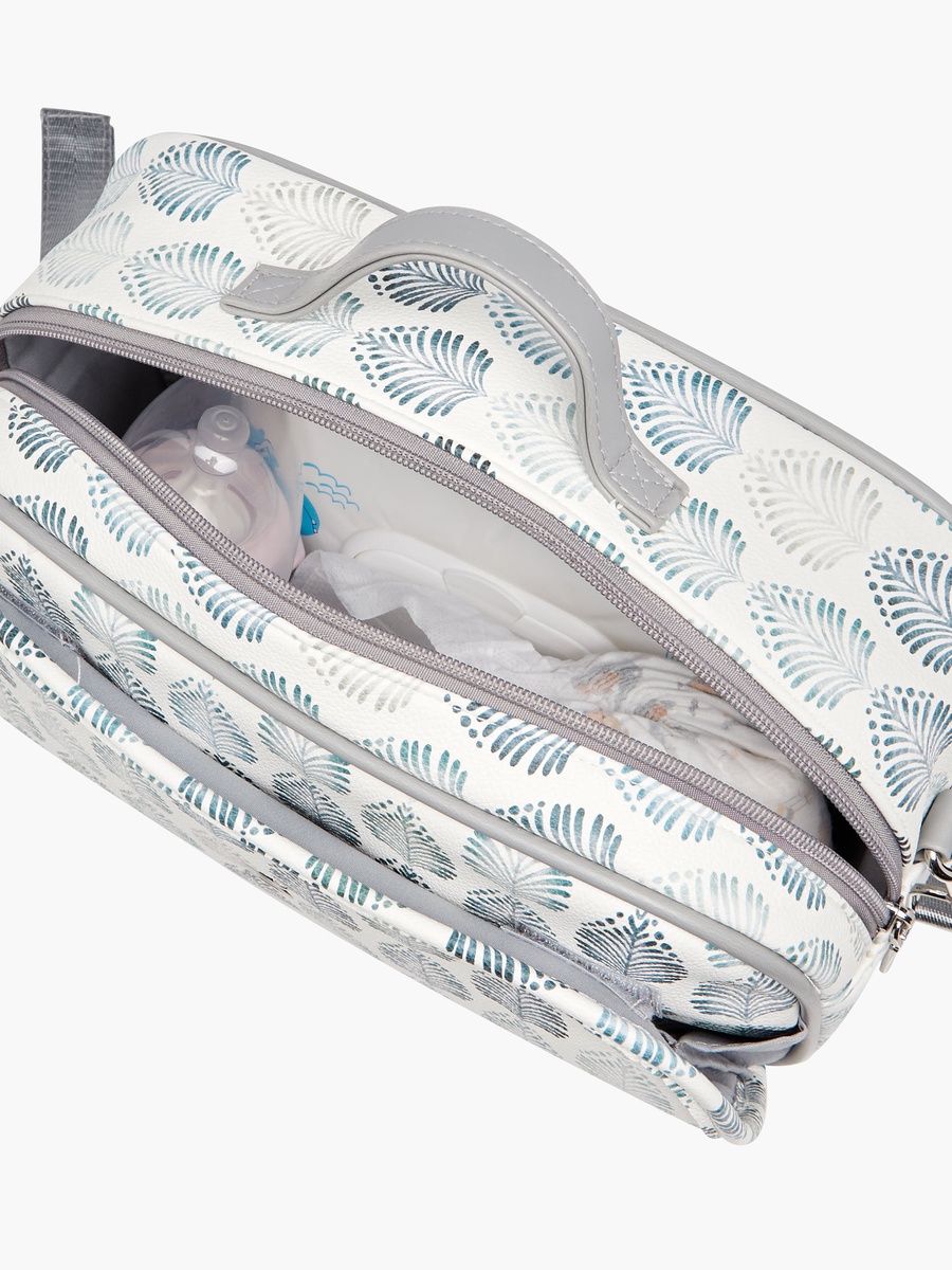 Printed Diaper Bag with Zip Closure
