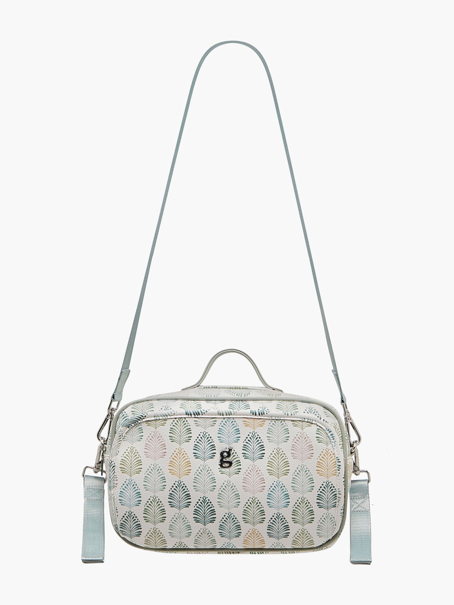 Printed Diaper Bag with Zip Closure