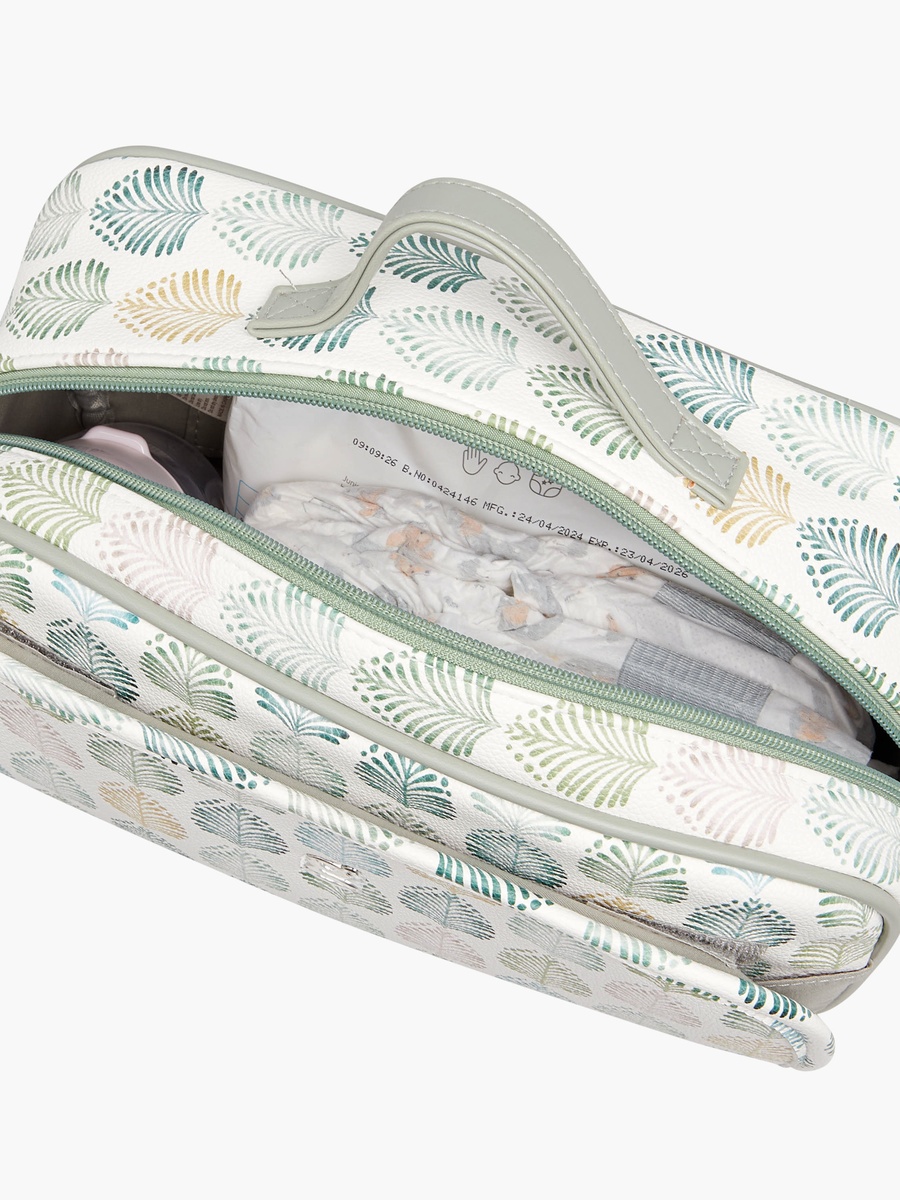 Printed Diaper Bag with Zip Closure
