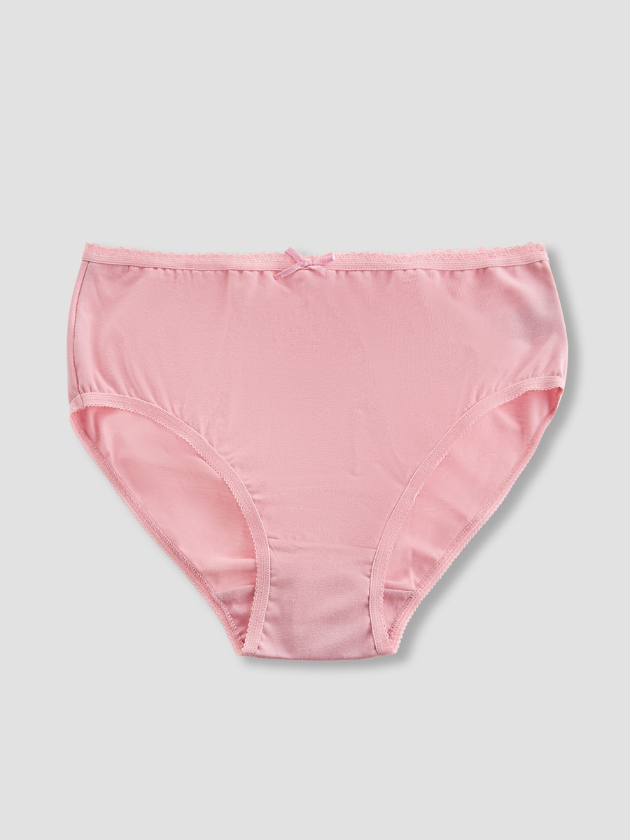 Cotton Briefs with Bow Detail - Set of 10