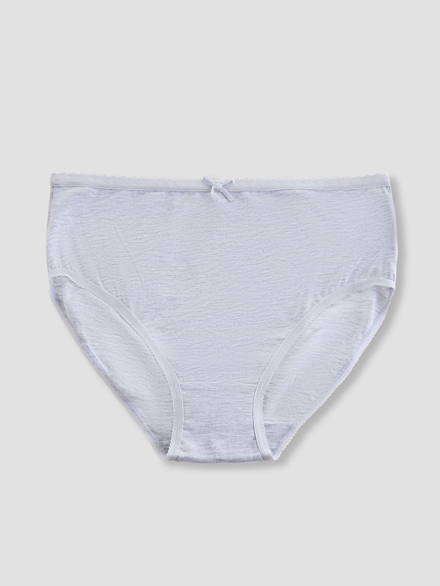 Cotton Briefs with Bow Detail - Set of 10