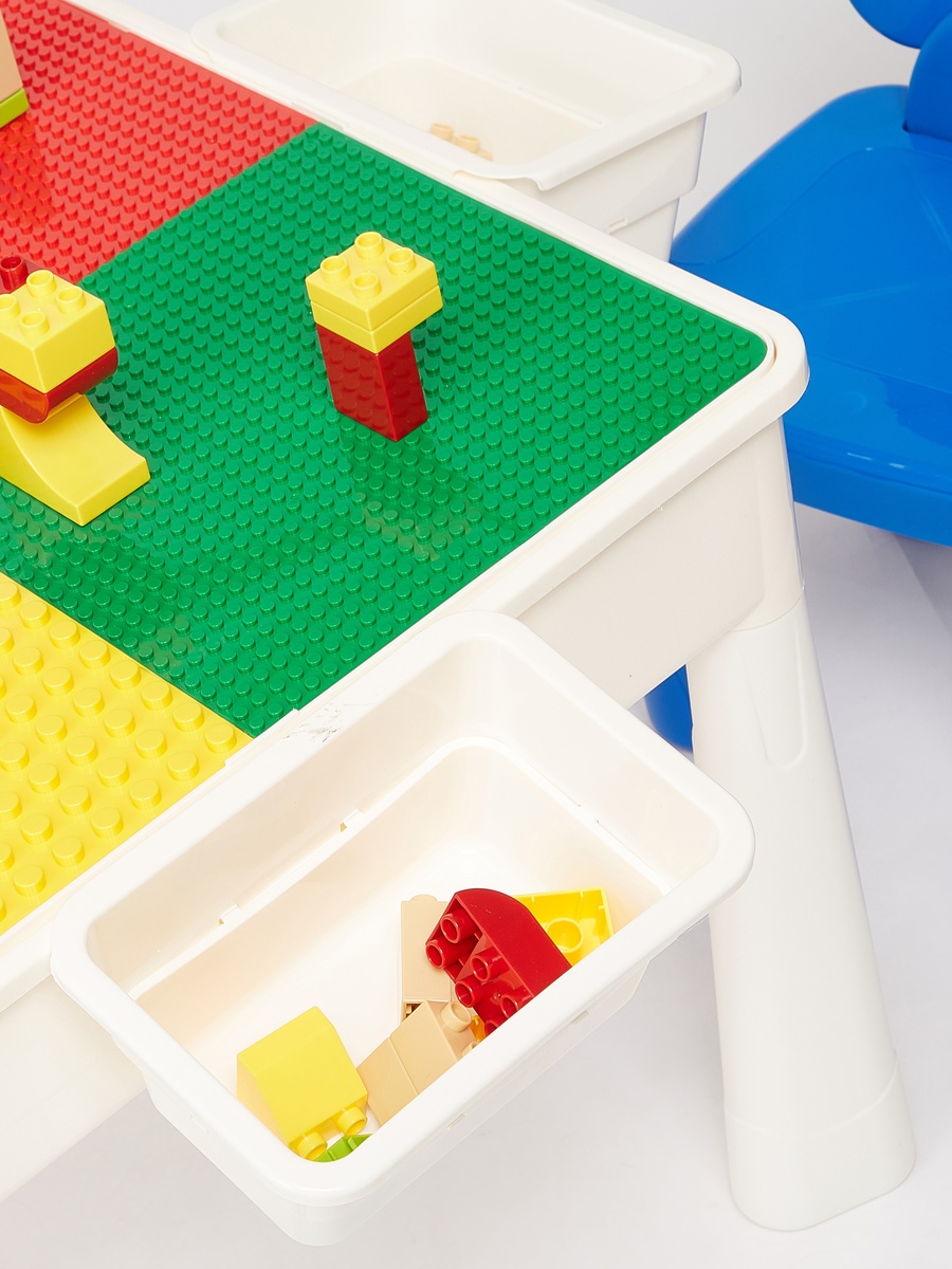 40-Piece Block Set with Table and 4 Storages