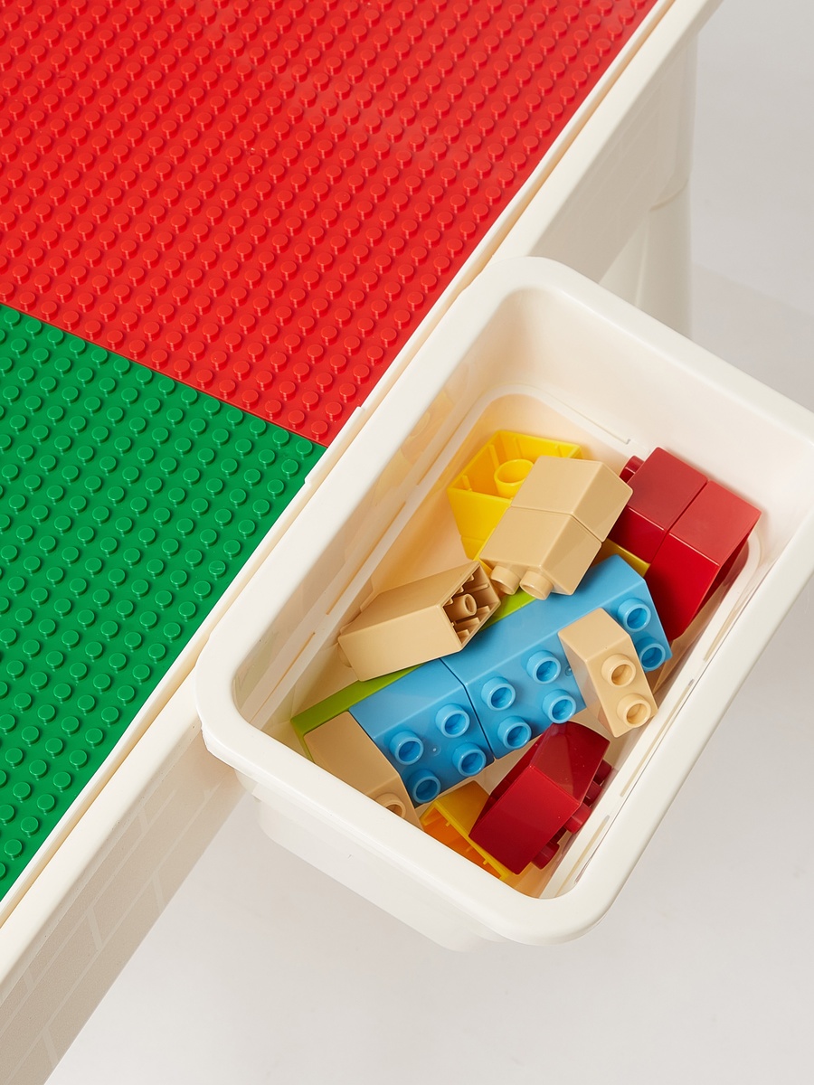 40-Piece Block Set with Table and 4 Storages