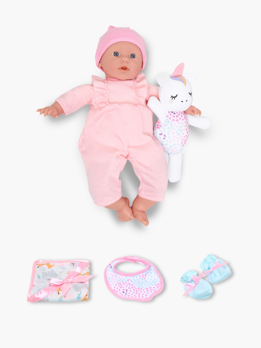 Kisses Cuddles Baby Deluxe Doll Playset - 38 cm