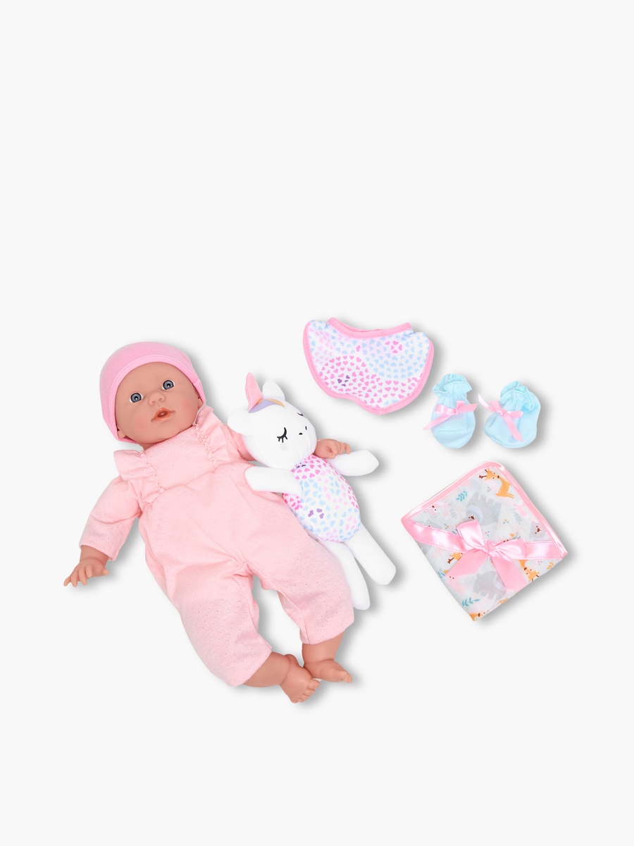 Kisses Cuddles Baby Deluxe Doll Playset - 38 cm