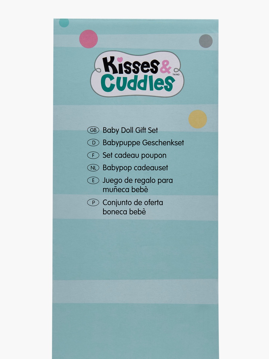 Kisses Cuddles Baby Deluxe Doll Playset - 38 cm