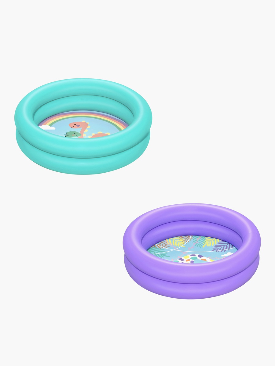Assorted Double Ring Inflatable Kiddie Pool - 61x15 cm