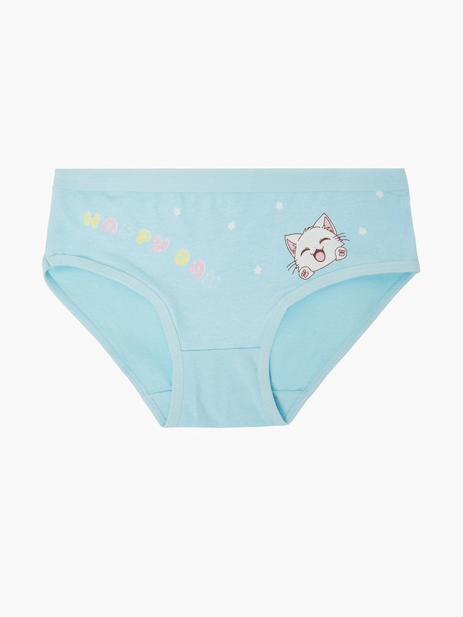 Pack of 4 - Printed Cotton Briefs