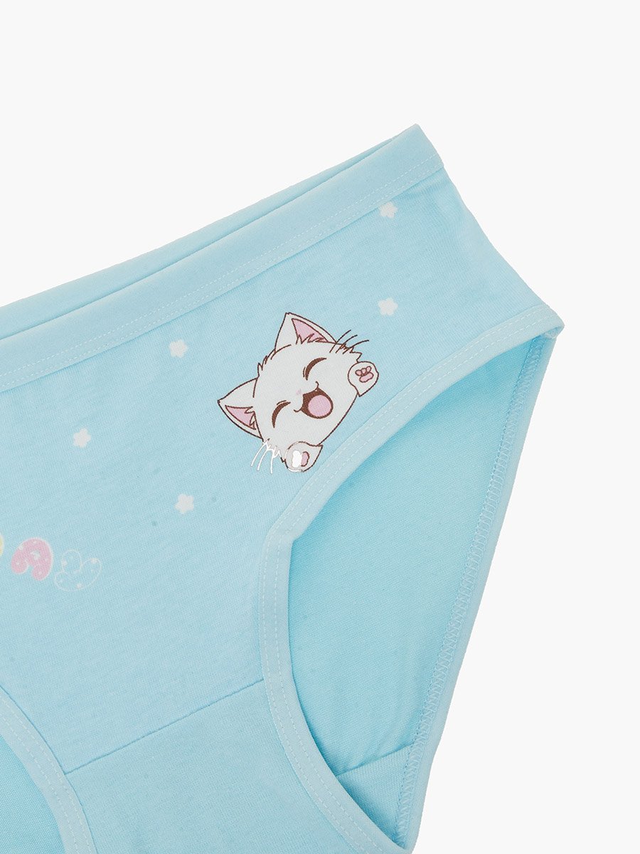 Pack of 4 - Printed Cotton Briefs