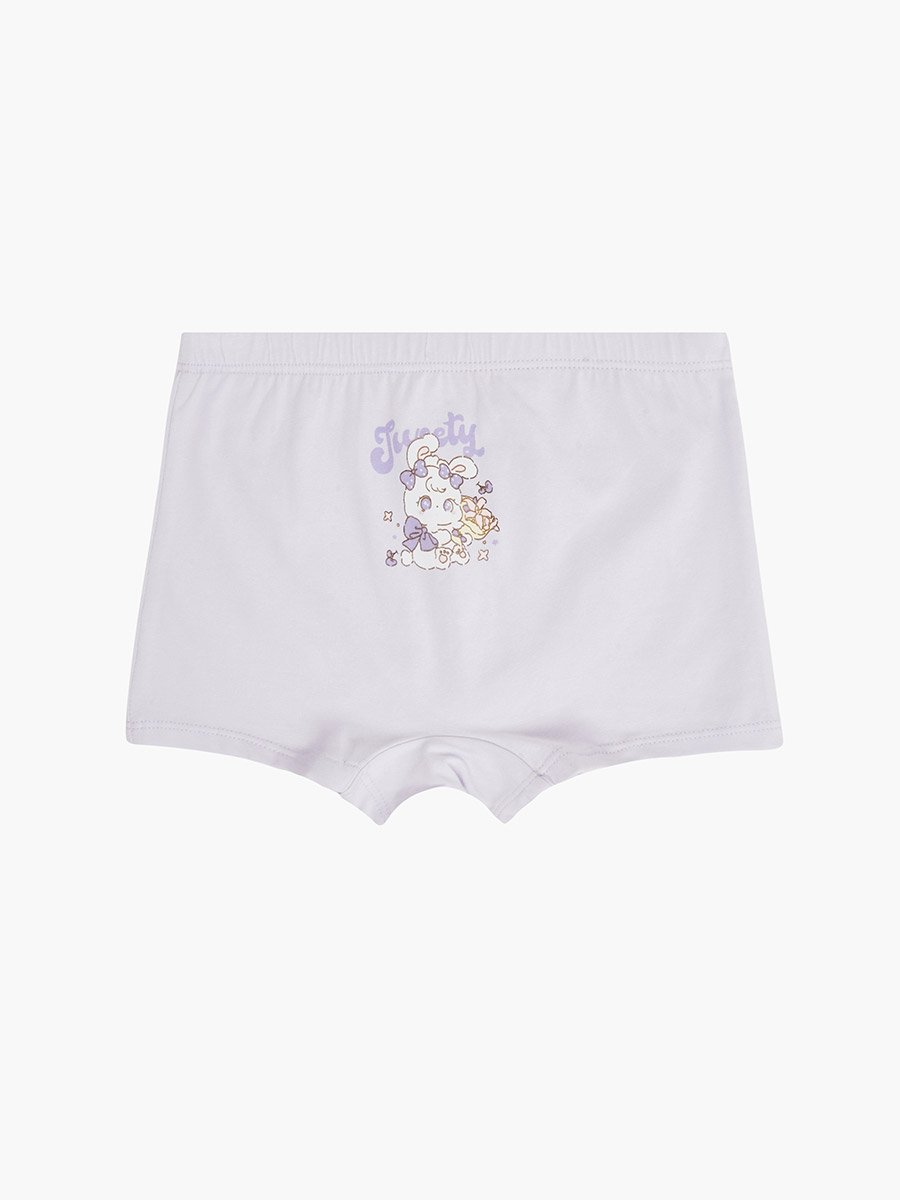 Pack of 4 - Girls Printed Cotton Briefs