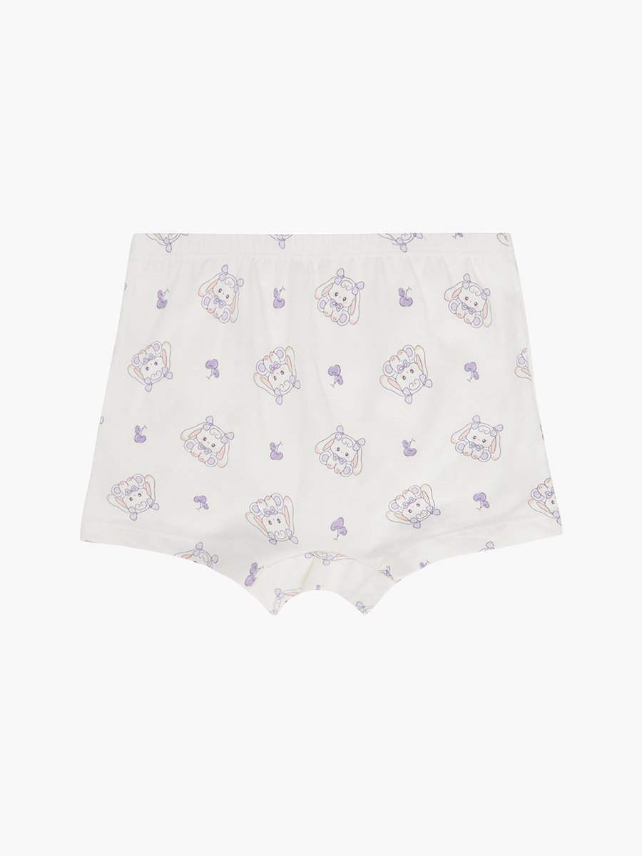 Pack of 4 - Girls Printed Cotton Briefs