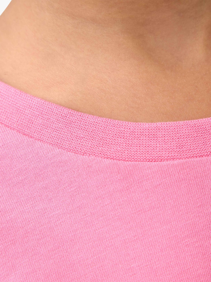 Crew Neck Long Sleeve T-Shirt with Bunny Graphic Print