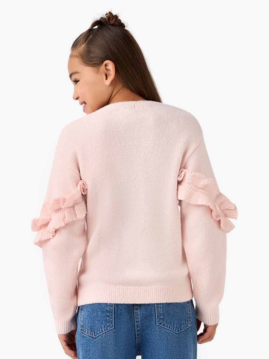 Sweater with Ruffle Detail