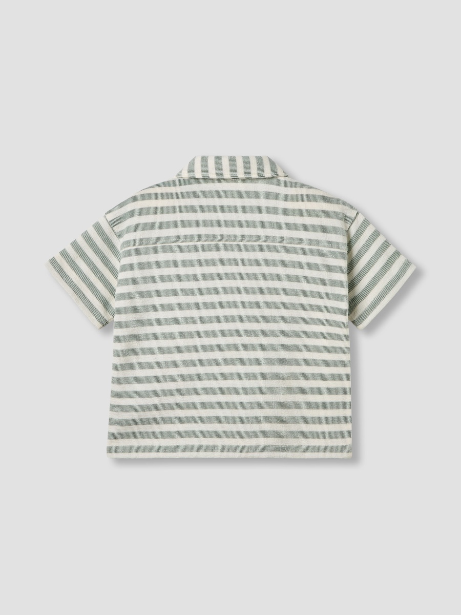 Short Sleeves Shirt with Stripes