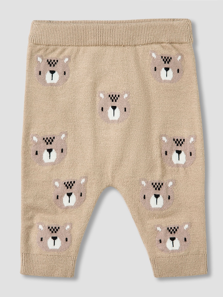 Pyjama Set with Bear Print