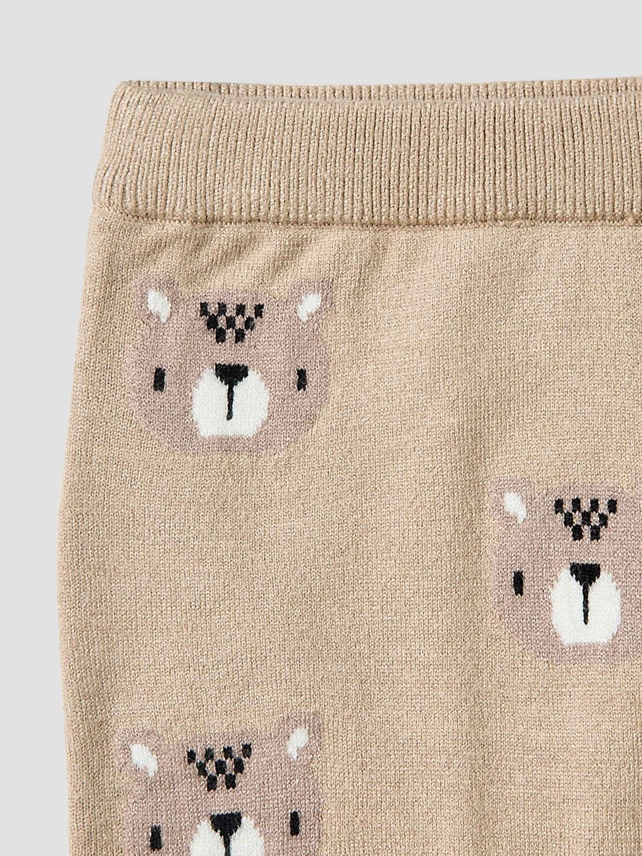 Pyjama Set with Bear Print