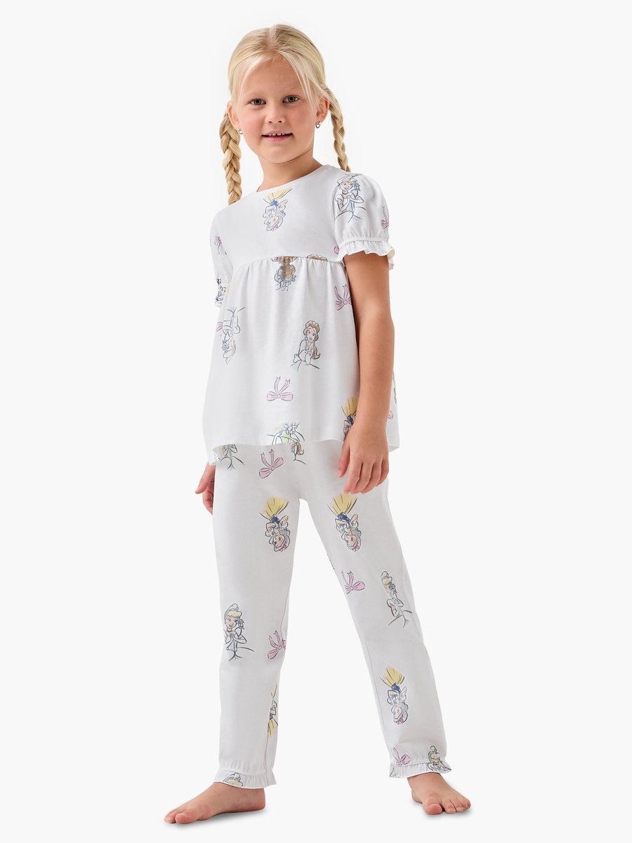 Pyjama Set with Princess Print