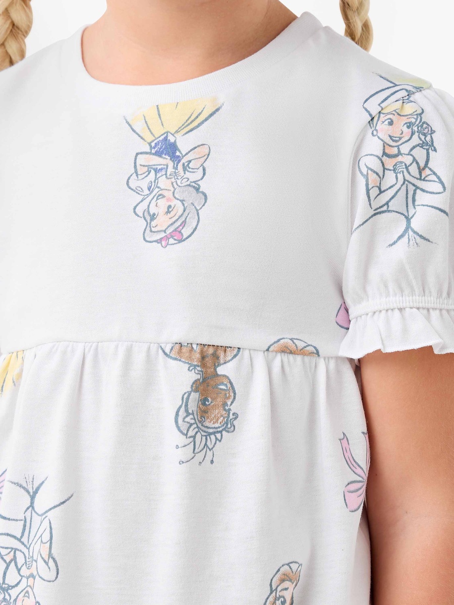 Pyjama Set with Princess Print