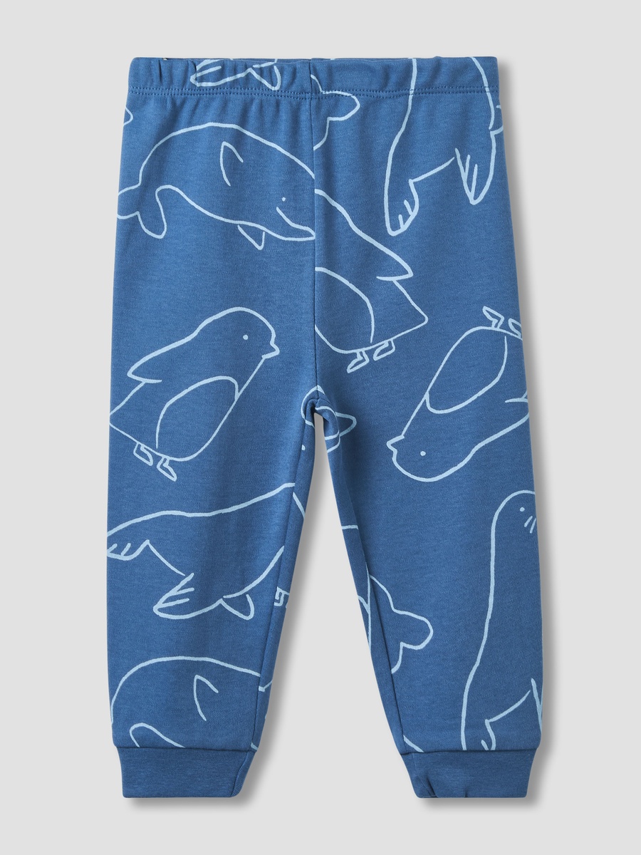 Pack of 3 - Cotton Crew Neck Long Sleeves Pyjama Set with Print