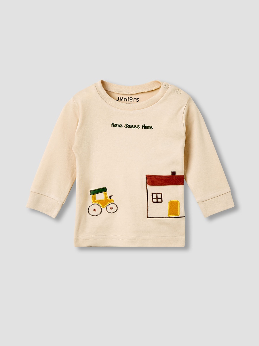 Cotton Pyjama Set with Embroidery