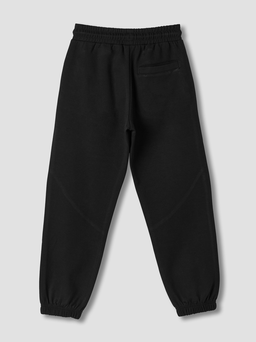 Solid Joggers with Drawstring Closure and Pockets