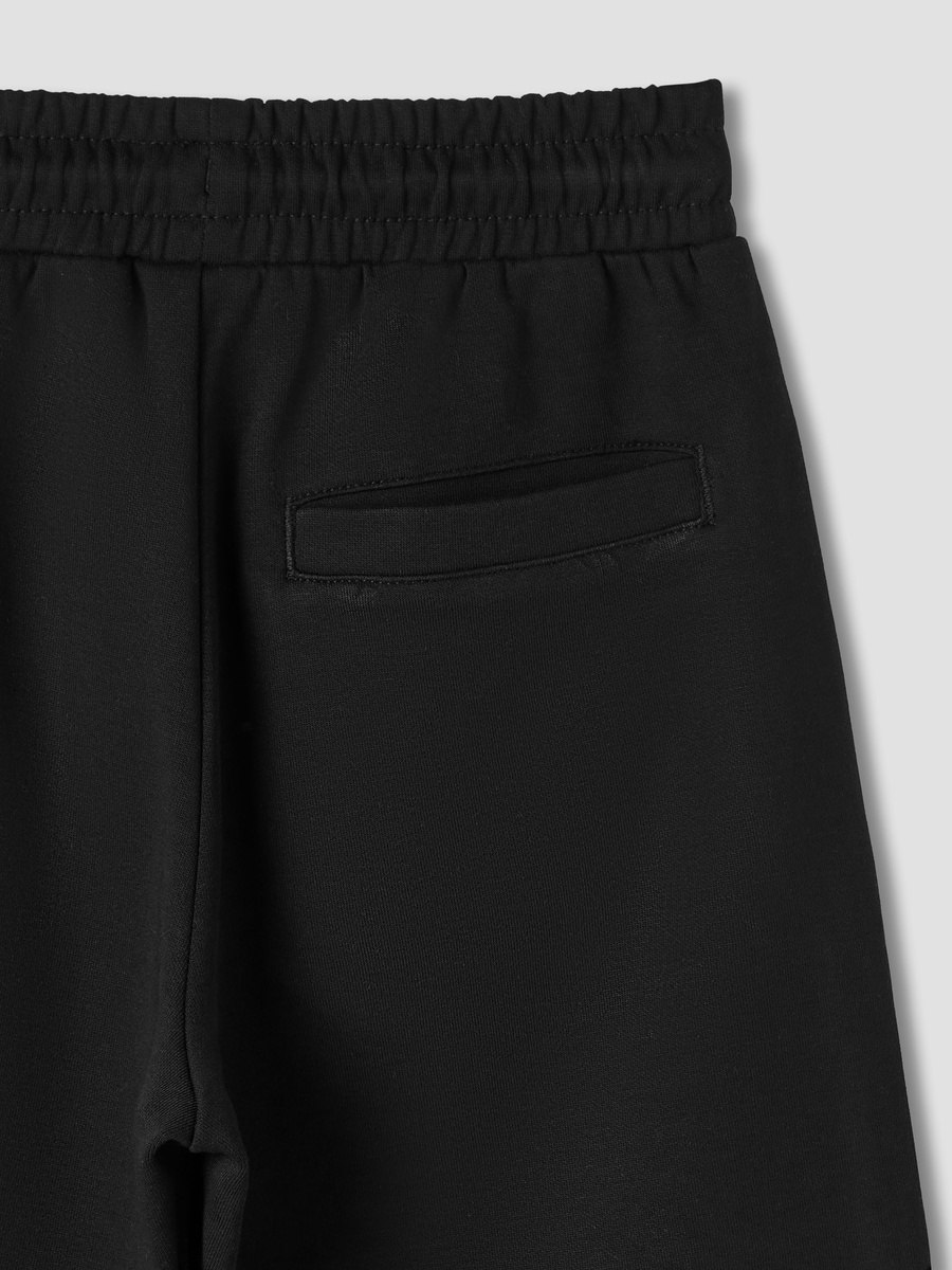 Solid Joggers with Drawstring Closure and Pockets