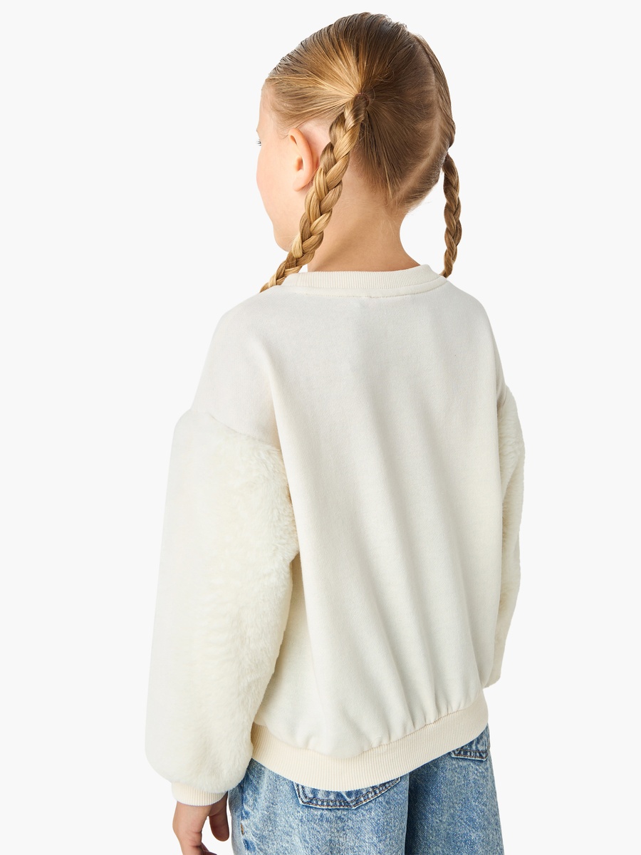 Sequin Embellished Pullover with Long Sleeves