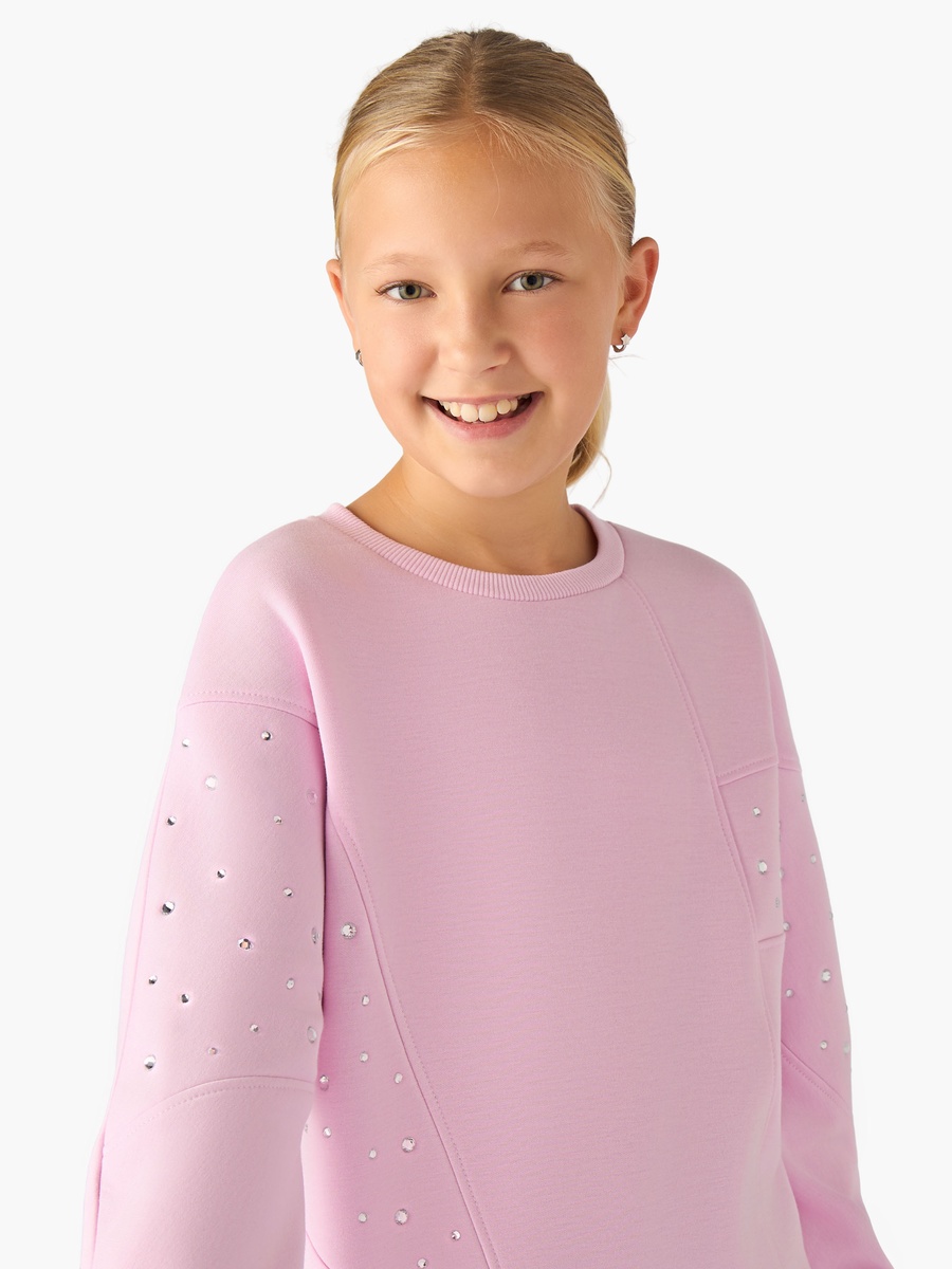 Embellished Sweatshirt with Long Sleeves