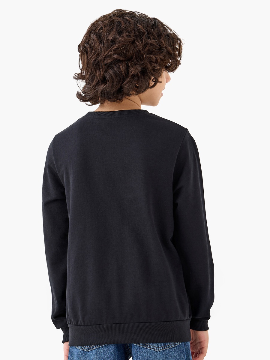 Gaming Print Sweatshirt with Long Sleeves