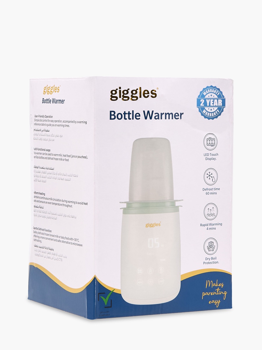 Baby Polypropylene Bottle Warmer with LED Touch Display