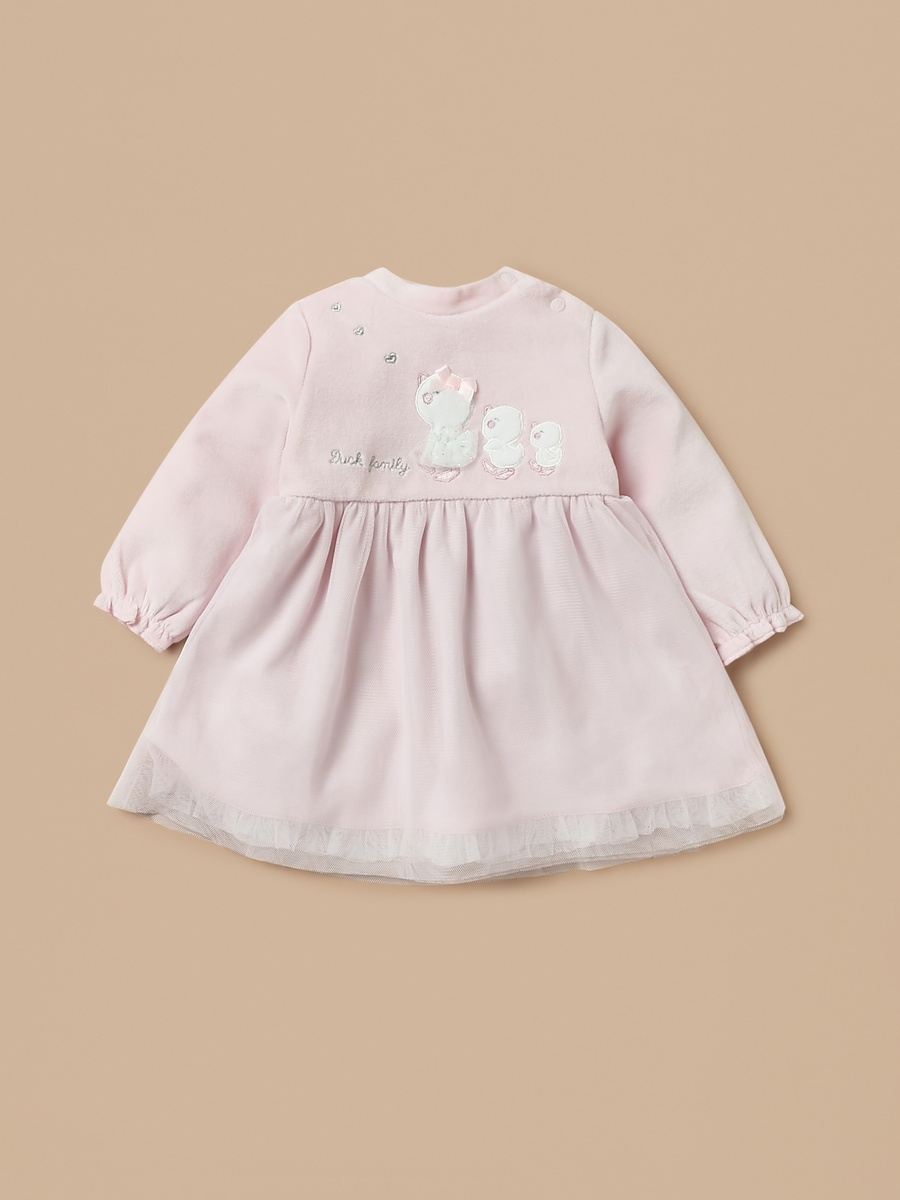 Duck Applique  A-Line Dress with Stockings