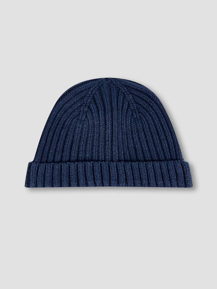 Beanie with Ribbed Design
