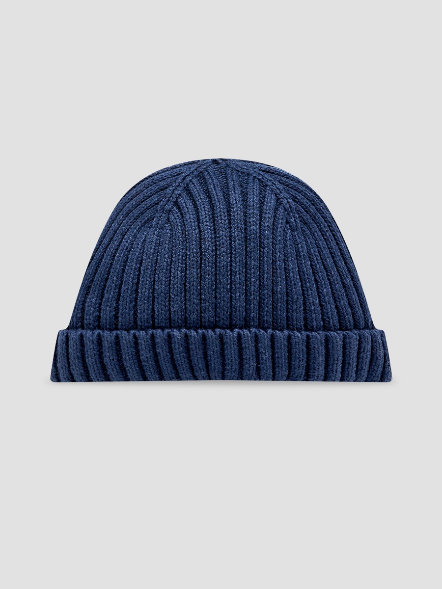 Beanie with Ribbed Design