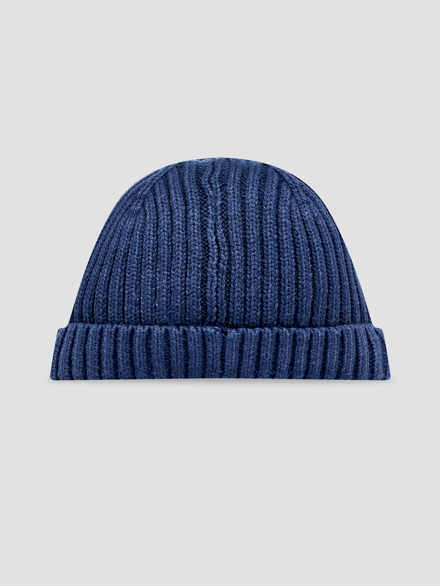 Beanie with Ribbed Design