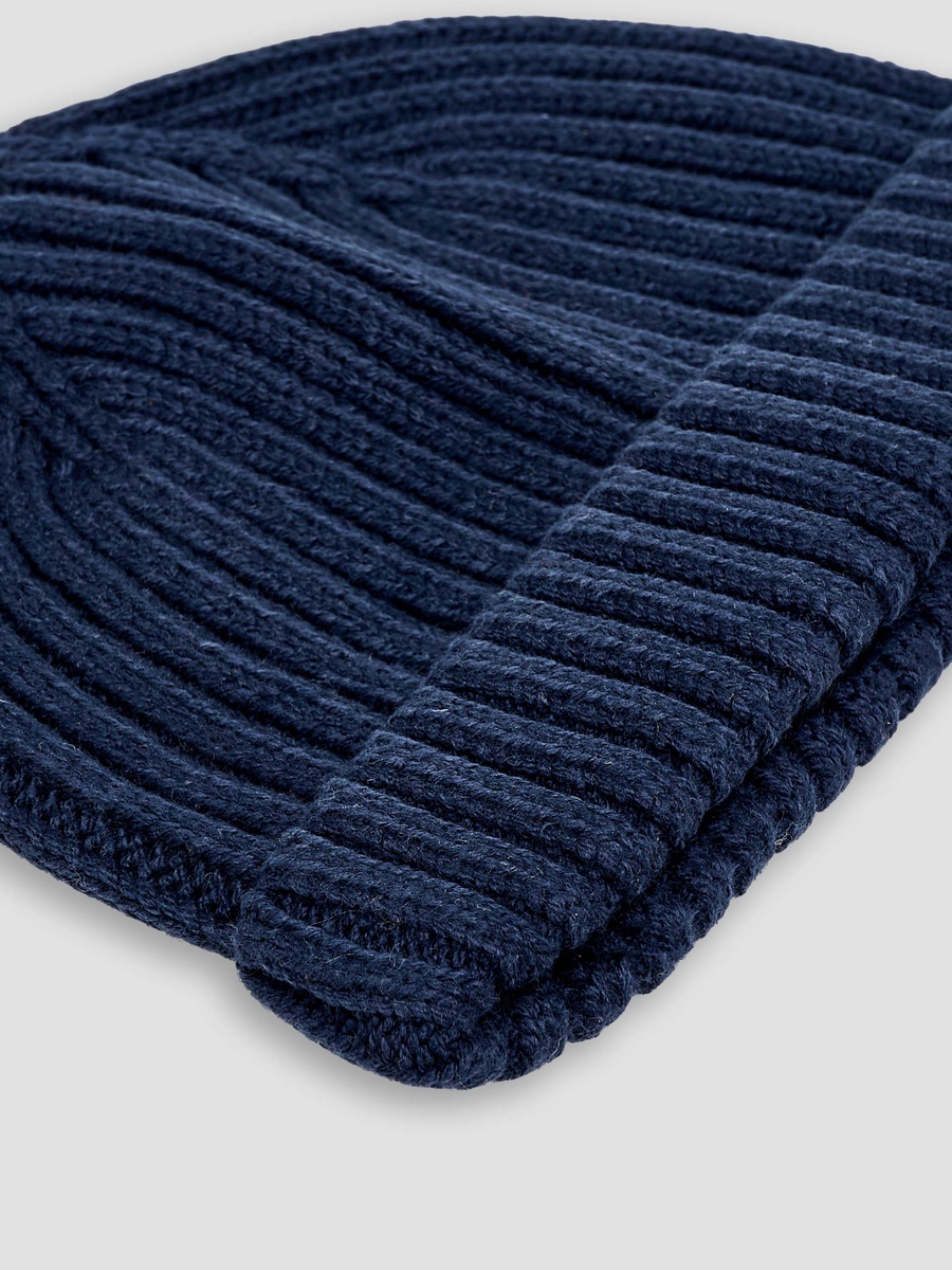 Beanie with Ribbed Design