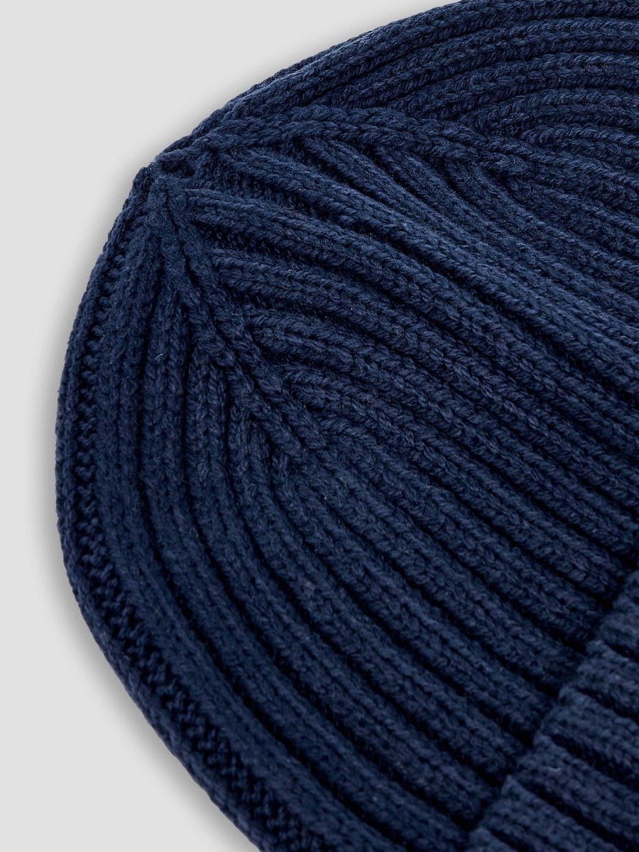 Beanie with Ribbed Design