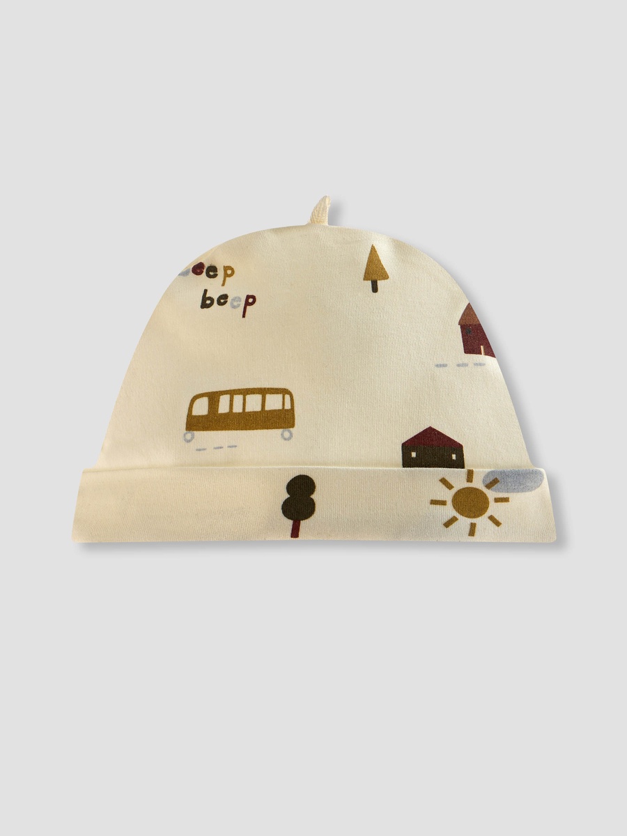 Printed Beanie - Set of 2