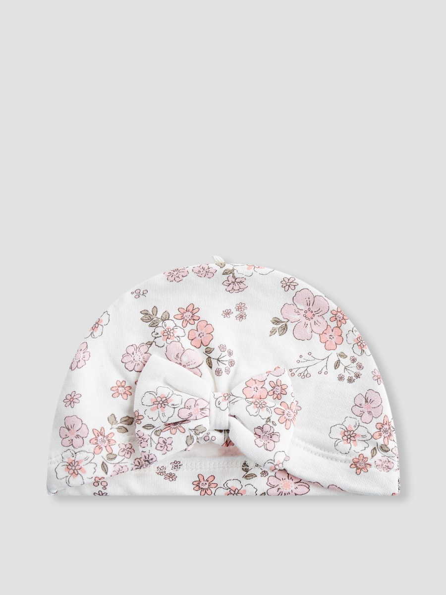 Pack of 2 - Beanie with Bow Detail