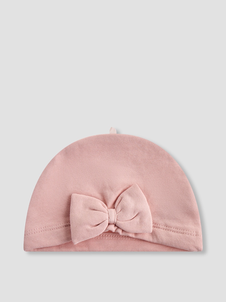 Pack of 2 - Beanie with Bow Detail