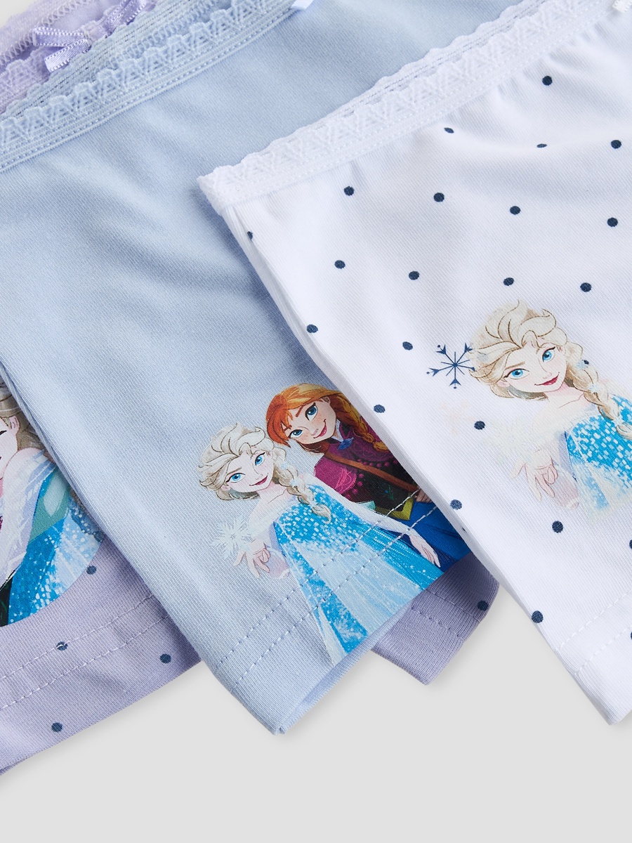 Pack of 3- Cotton Briefs with Frozen Print
