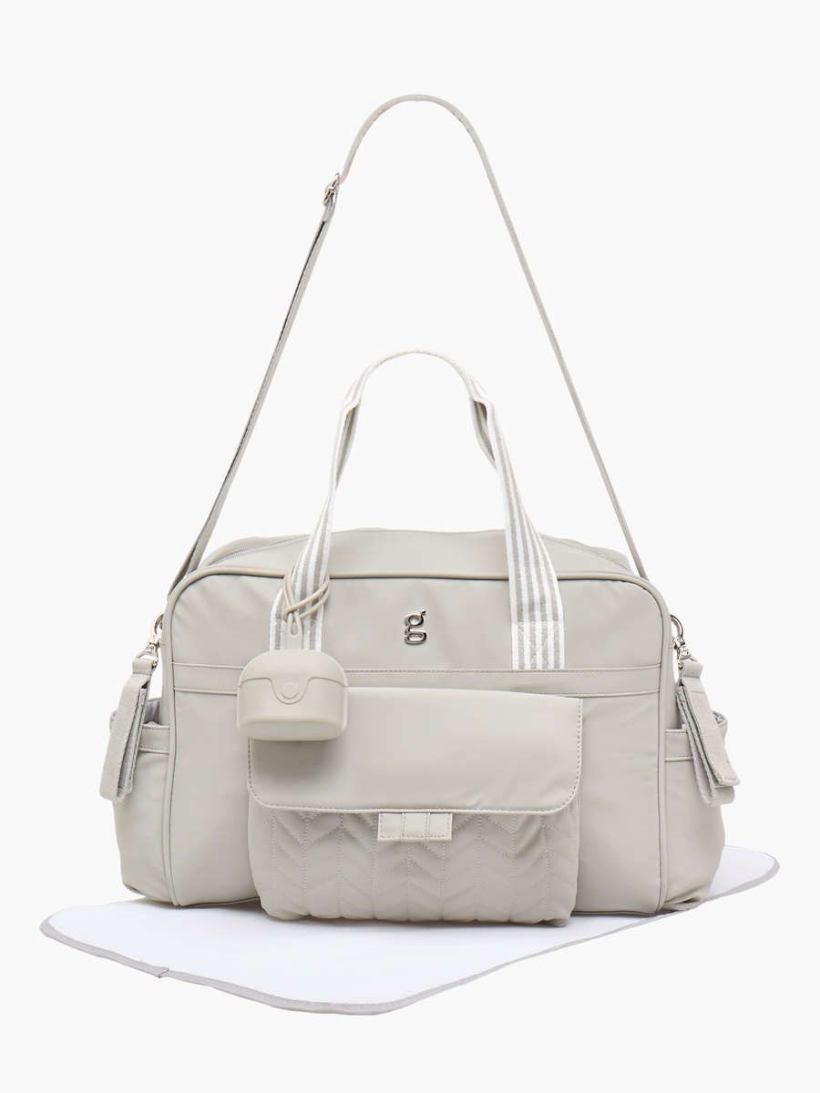 Adjustable Strap Diaper Bag with Zip Closure