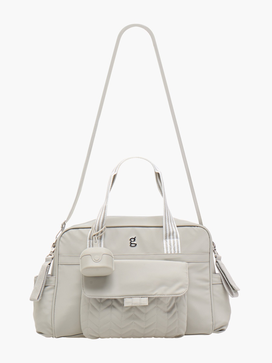 Adjustable Strap Diaper Bag with Zip Closure