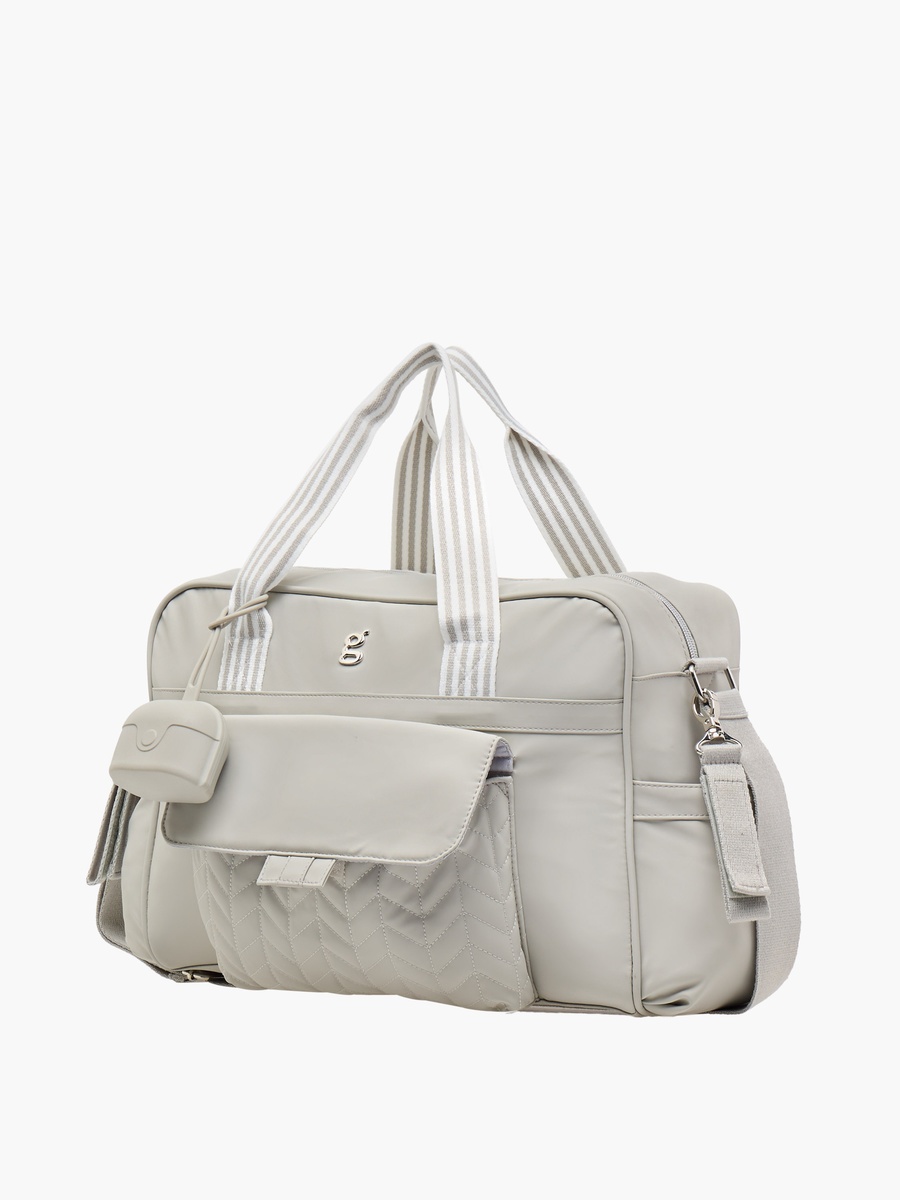 Adjustable Strap Diaper Bag with Zip Closure